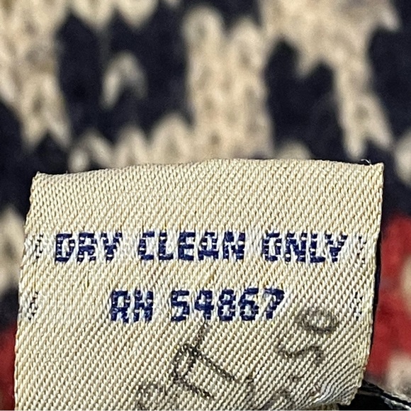 Vintage Abercrombie & Fitch Wool Fair Isle Knit Sweater with Chain Detailing - Picture 10 of 10